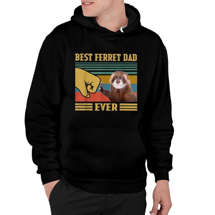 Best Ferret Dad Ever Funny Fathers Day Christmas  Hoodie