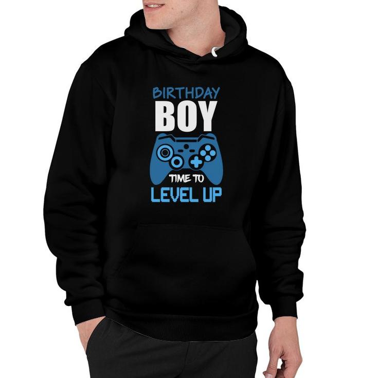 Birthday Boy Matching Video Gamer Time To Level Up Good Hoodie