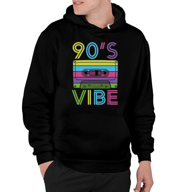 Colorful 90S Vibe Mixtape Music The 80S 90S Styles Hoodie