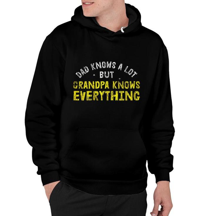 Dad Knows A Lots Grandpa Know Everything Enjoyable Gift 2022 Hoodie