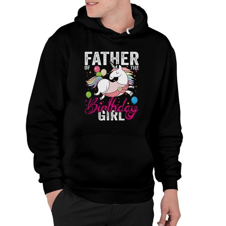 Dad Of The Birthday Is Giving A Beautiful Unicorn Hoodie