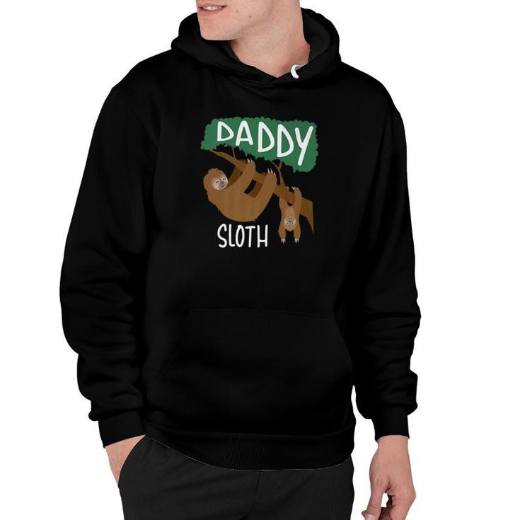 Daddy Sloth  Men Zoo Animal Lovers Hilarious Gift Hoodie