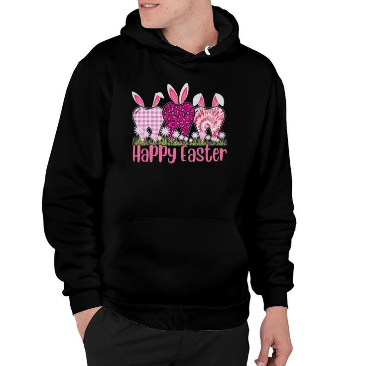 Dentist Happy Easter Day 2022 Bunny Tooth Dental Assistant Hoodie