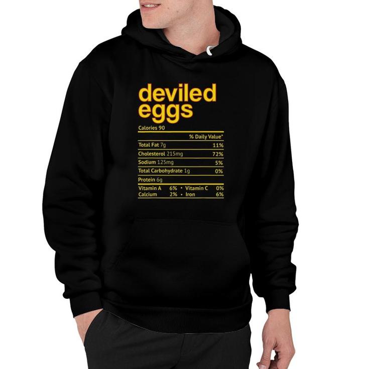 Deviled Eggs Nutrition Facts Funny Thanksgiving Christmas Hoodie