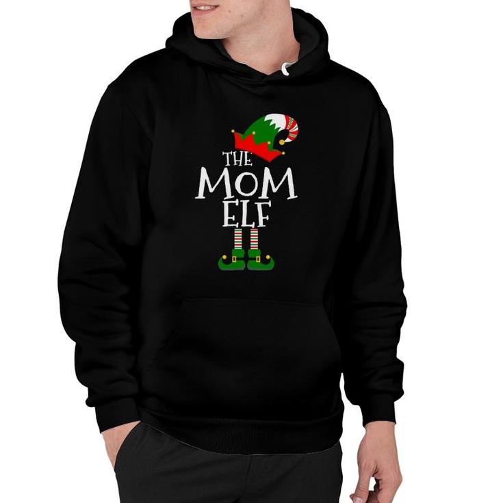 Easy The Mom Elf Costume Matching Family Group Christmas Hoodie