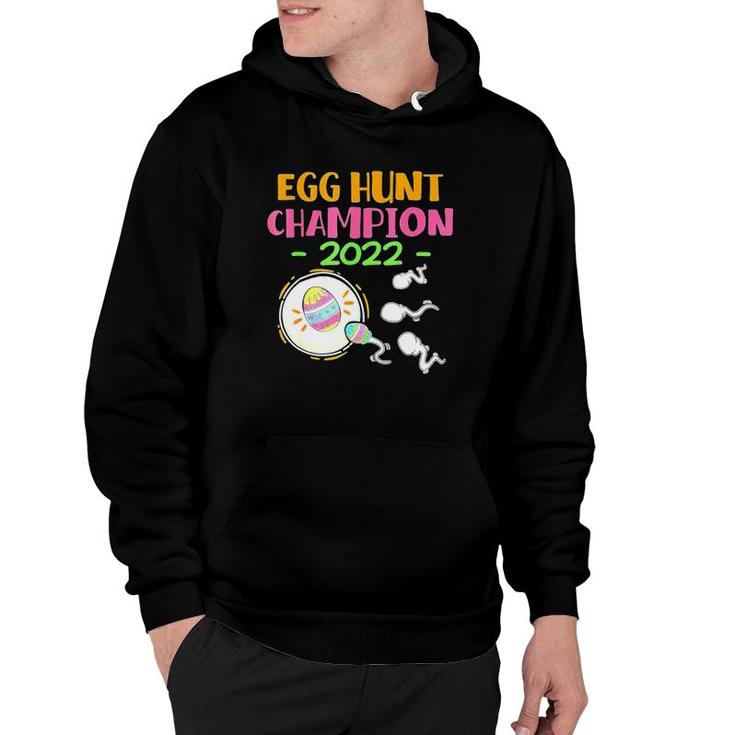 Egg Hunt Champion 2022 Easter Pregnancy Announcement Hoodie
