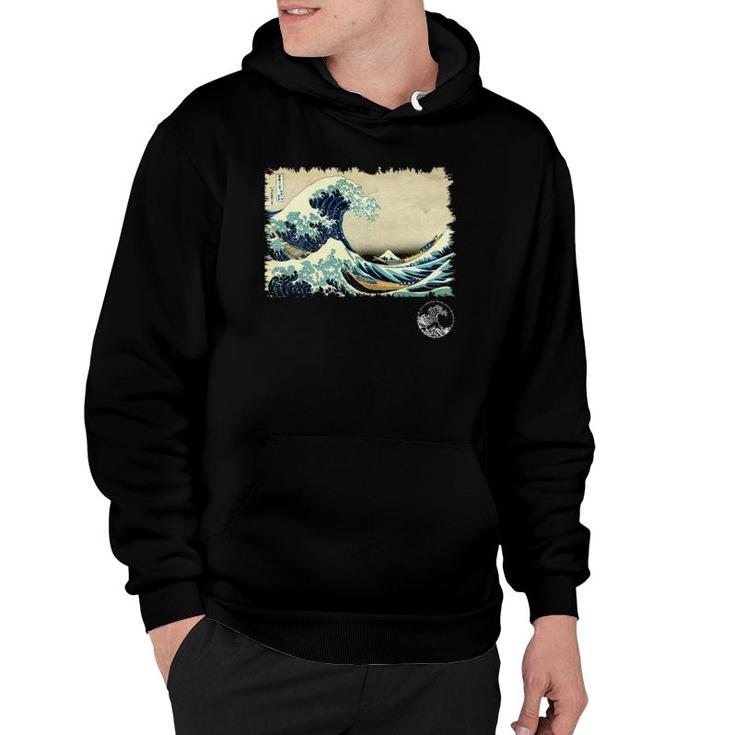 Famous Vintage Japanese Fine Art Great Wave Stylish Design Hoodie