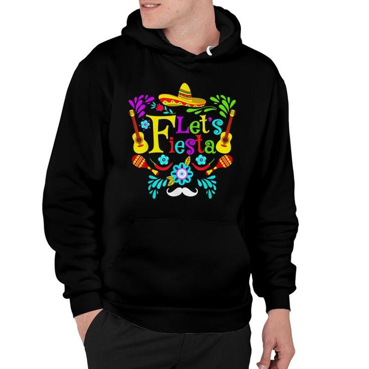 Funny Cinco De Mayo Party Lets Fiesta Mexican Fiesta Party Hoodie