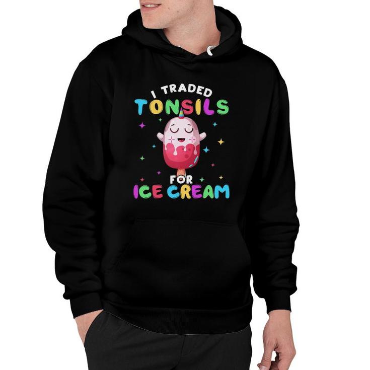 Funny Ice Cream Tonsil Removal Surgery Recovery Gift Hoodie