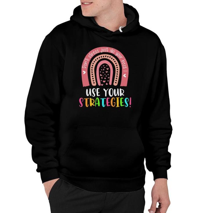 Funny Test Day Testing Teacher State Testing Squad Hoodie