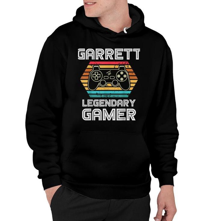 Garrett Legendary Video Gamer Custom Name Personalized  Hoodie
