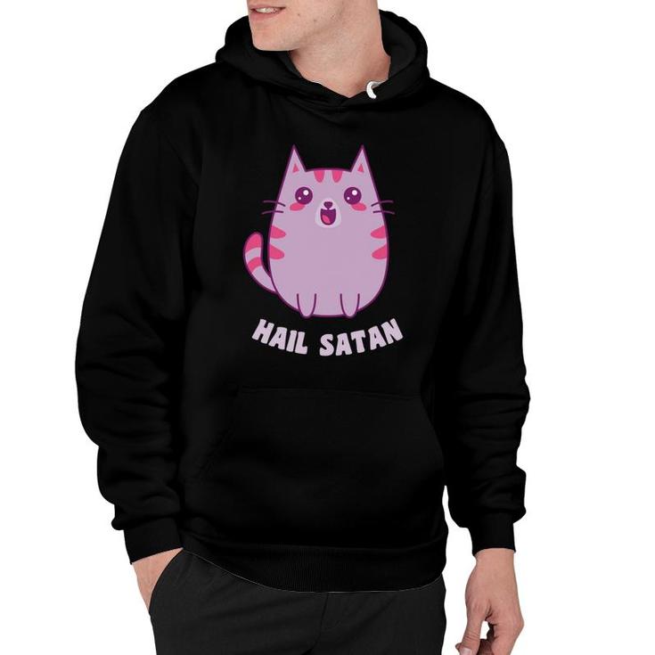 Hail Satanic Kawaii Cat Hoodie