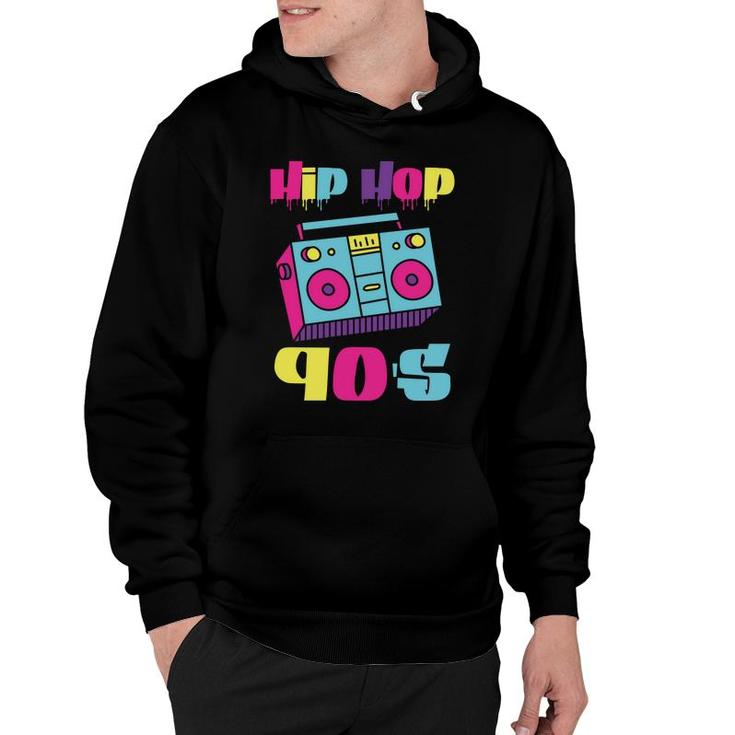Hip Hop Boombox The 90S Mixtape Music Party 80S 90S Style Hoodie