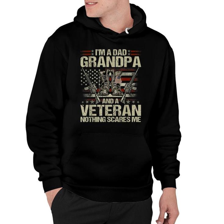 Im A Dad Grandpa And Veteran Fathers Day Funny Gifts  Hoodie