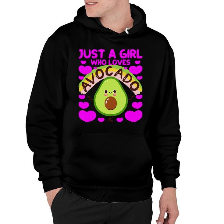 Just A Girl Who Loves Avocado Funny Hoodie