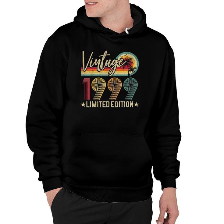 Limited Edition 1999 22Nd Birthday Gift 22 Years Old Vintage Hoodie
