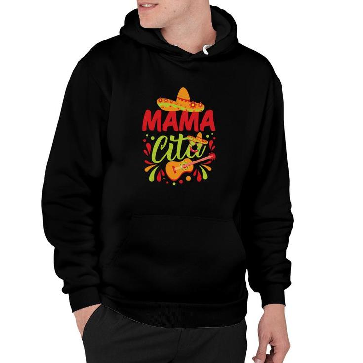 Mama Cita Hat Guitar Colorful Great Gift Hoodie