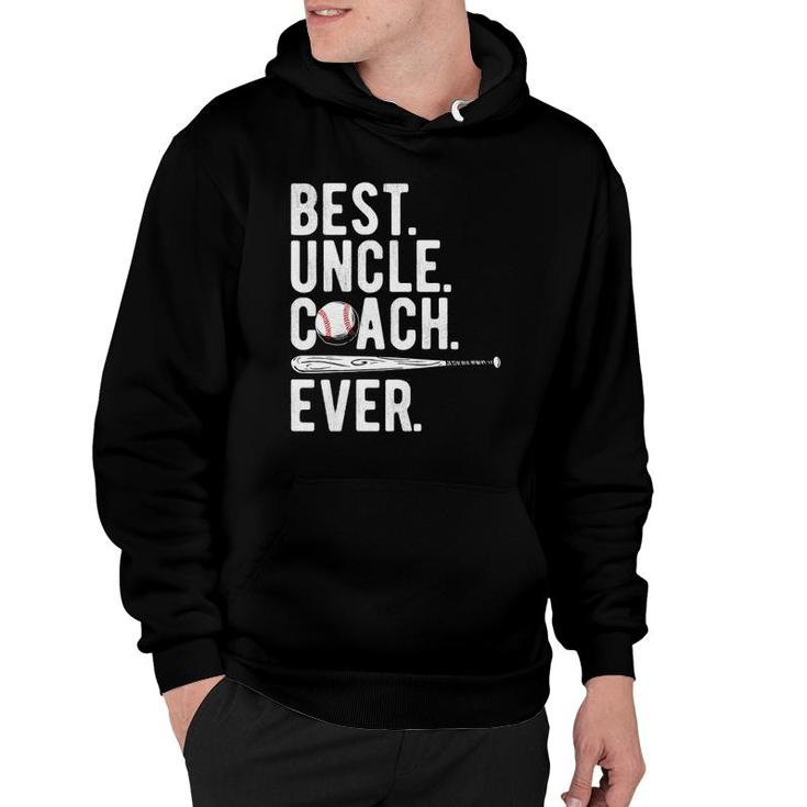 Mens Baseball Best Uncle Coach Ever Proud Dad Daddy Fathers Day Hoodie