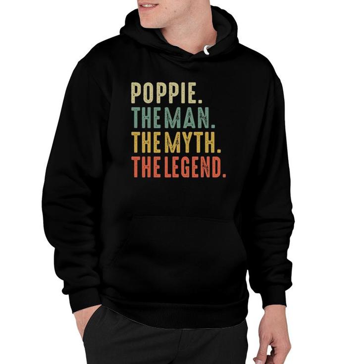 Mens Poppie The Man The Myth The Legendfathers Day Hoodie