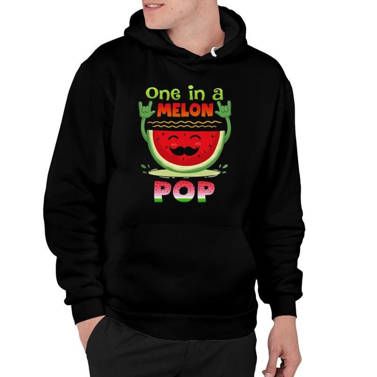 One In A Melon Pop  Funny Watermelon Hoodie
