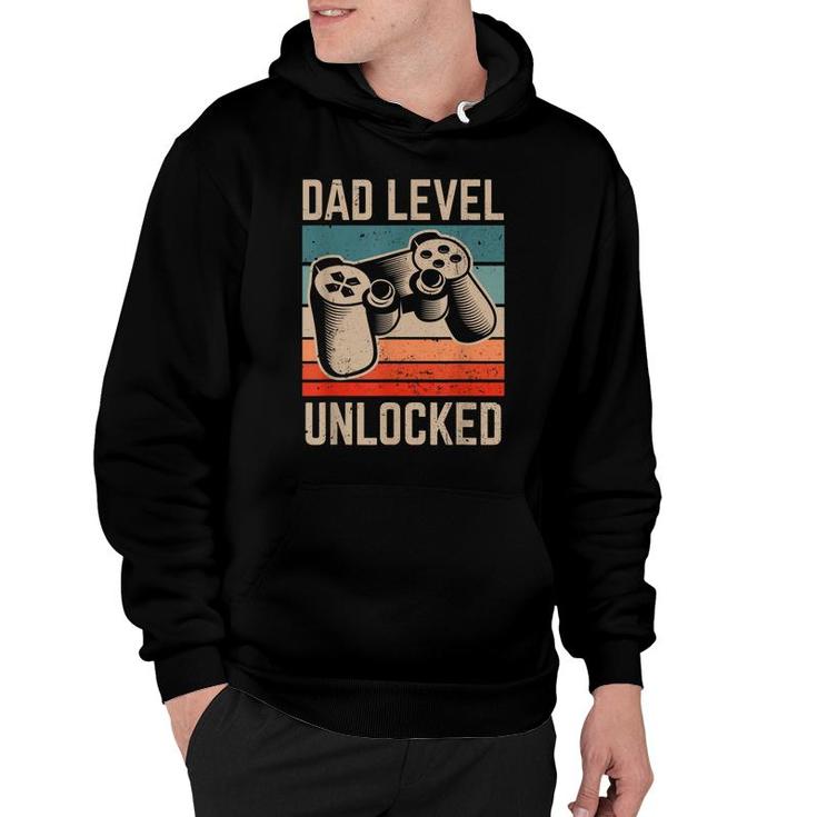 Pregnancy Announcement Dad Level Unlocked Dad To Be 2022 Hoodie