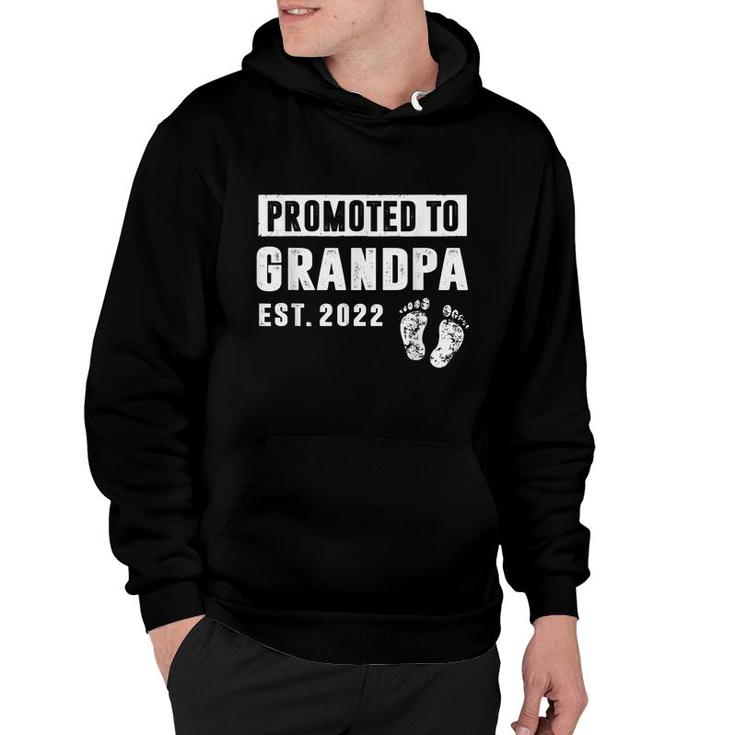 Promoted To Grandpa Est 2022 Pregnancy Announcement Hoodie