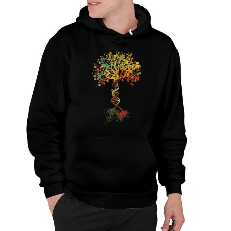 Reality Glitch Dna Tree Life Biologist Science Earth Day  Hoodie