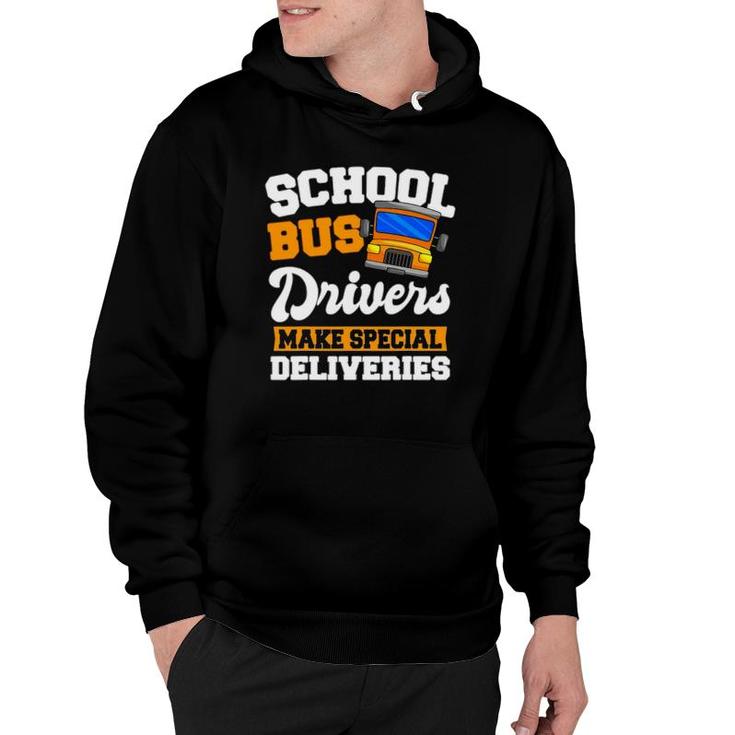 School Bus Driver Yellow Shuttle Student Service Vehicle Hoodie