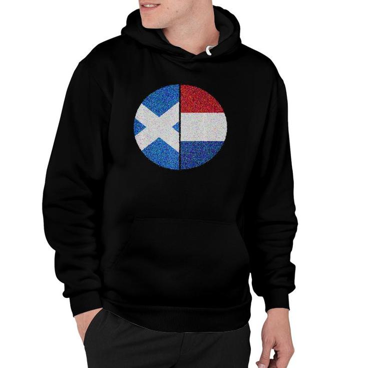 Scottish Dutch Cultural Flag Dual Ancestry Hoodie