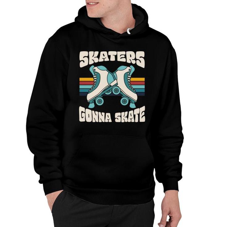 Skaters Gonna Skate Funny Vintage 80S 90S Styles Hoodie