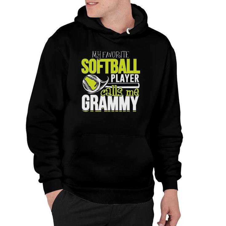 Softball Grammy - Favorite Player Calls Me Grammy Hoodie
