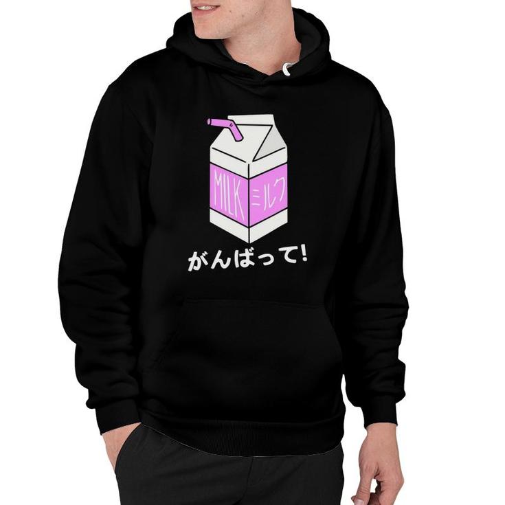 Strawberry Milk Japanese Carton Pink Anime Street Fashion Hoodie