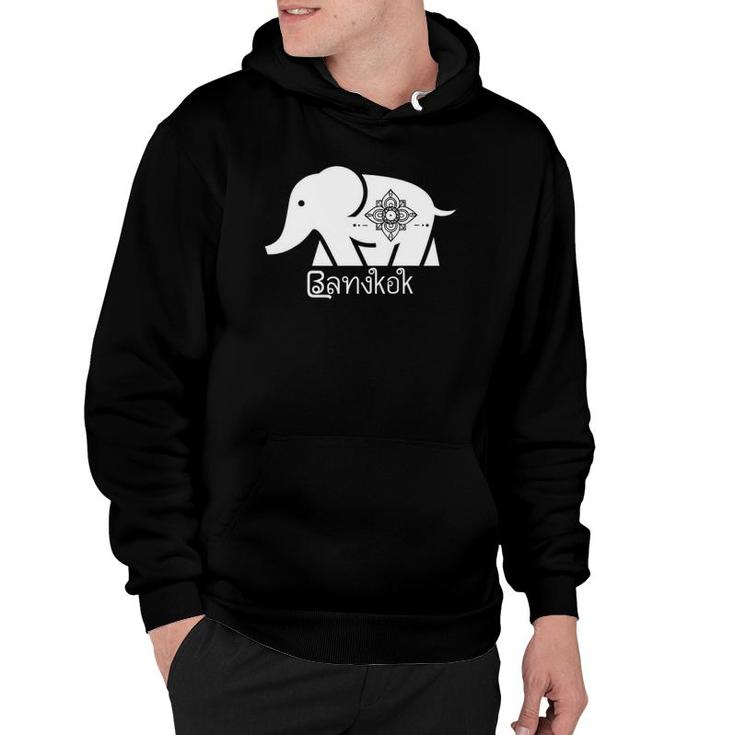 Thailand Bangkok Elephant Graphic Thai Souvenir Travel Gift Hoodie