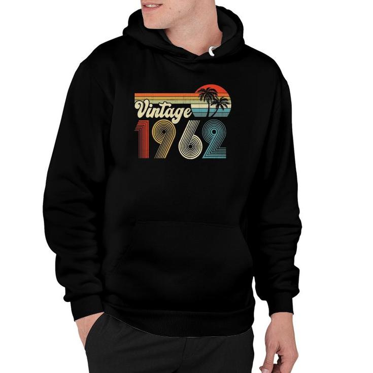 Vintage 1962 Made In 1962 60Th Birthday Gift 60 Years Old Hoodie