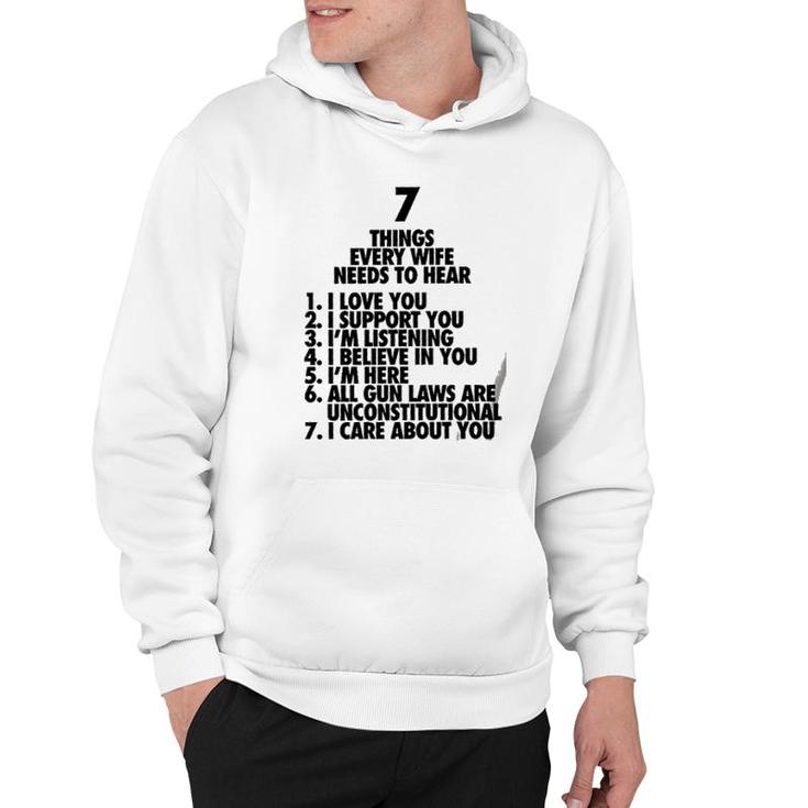 7 Things 2Nd Amendment Funny New Trend Hoodie
