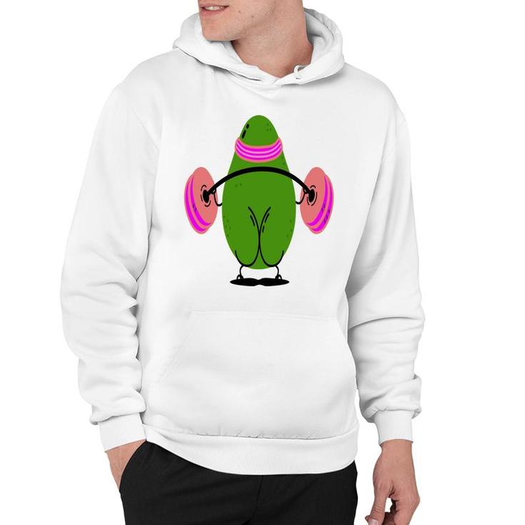 Avocado Wrestling Cute Funny Gyms Man Hoodie