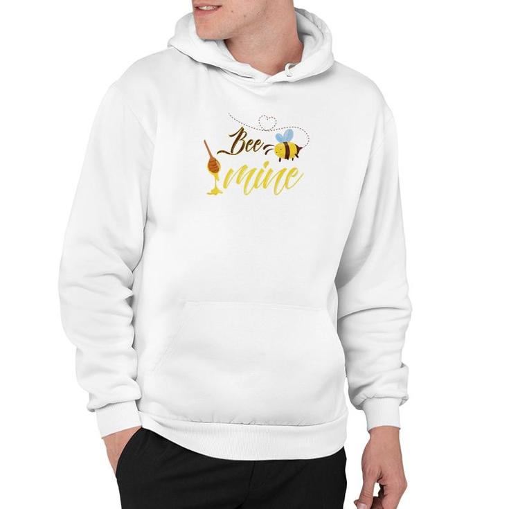 Bee Mine Be Mine Funny Valentines Day Gifts Hoodie