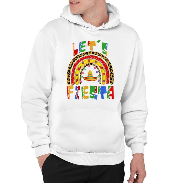 Cinco De Mayo Rainbow Lets Fiesta Women Men & Kids   Hoodie