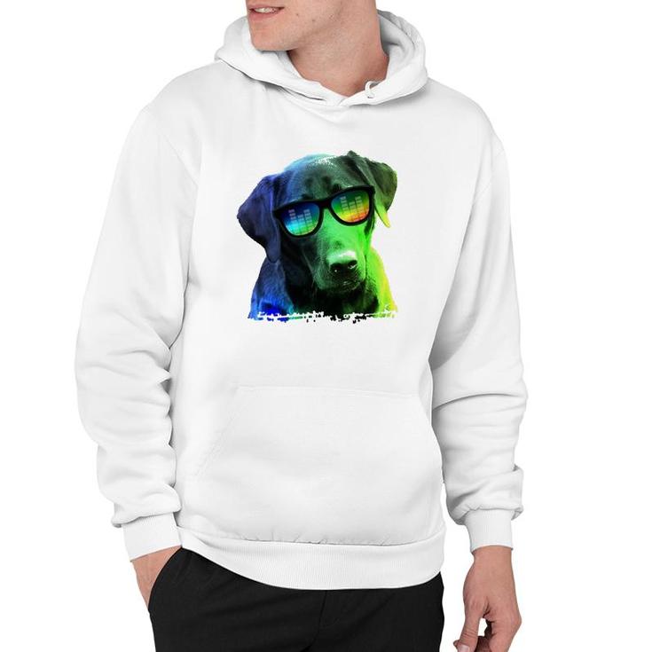 Colorful Dog Retriever Labrador Pet Lovers Gift Hoodie