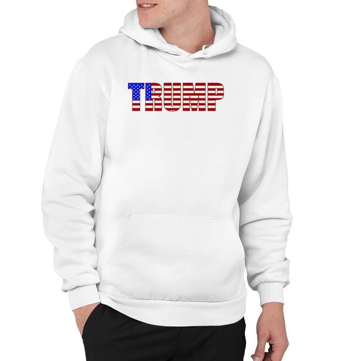 Donald Trump American Flag Patriotic Fourth Of July Usa Hoodie