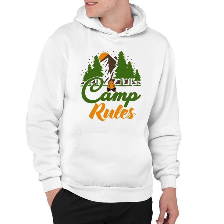 Explore Travel Lover Makes Camp Rules For Them Hoodie