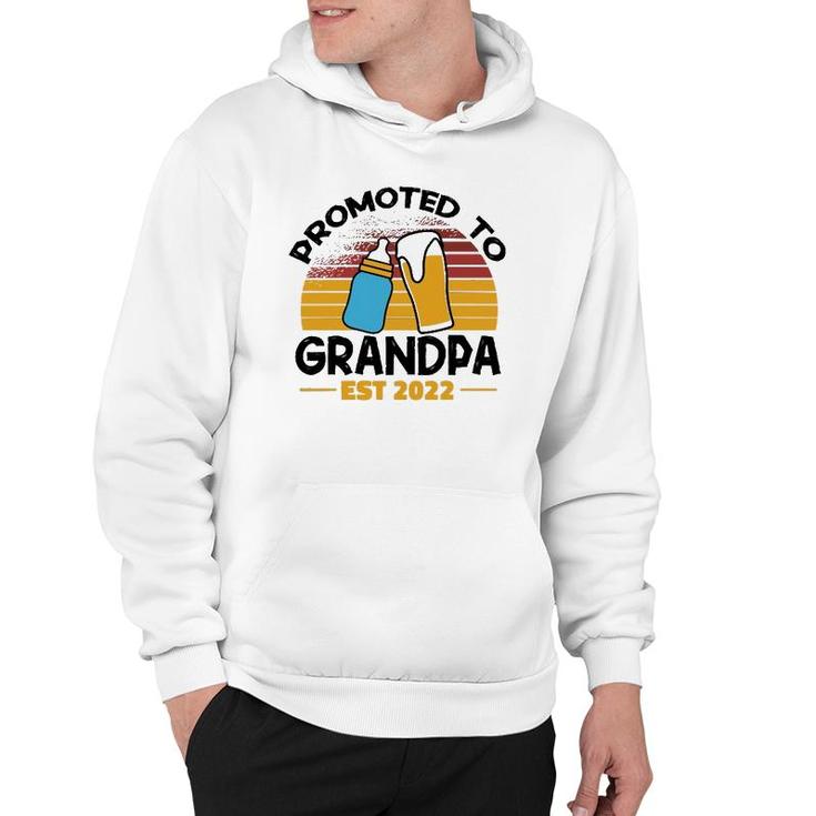 First Time Grandpa Promoted To Grandpa 2022  Hoodie