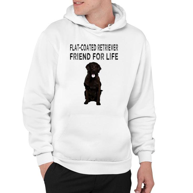 Flat Coated Retriever Friend For Life Dog Lover Friendship Hoodie
