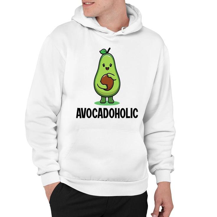 Funny Avocado Avocadoholic Hug A Small Ball  Hoodie