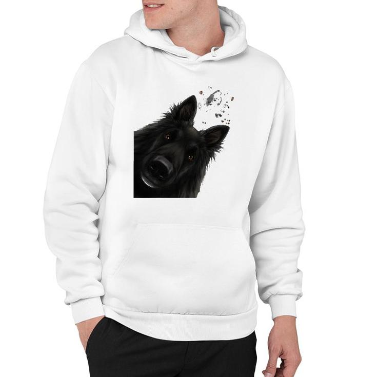 Funny Curious Belgian Shepherd Dog Groenendael Hoodie