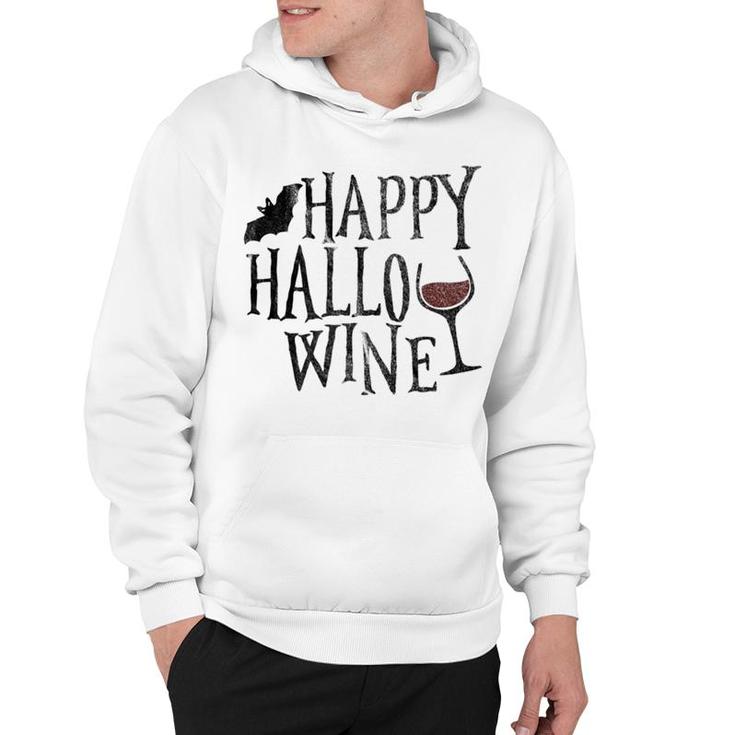 Happy Hallowine  Wine Halloween Tee Hoodie