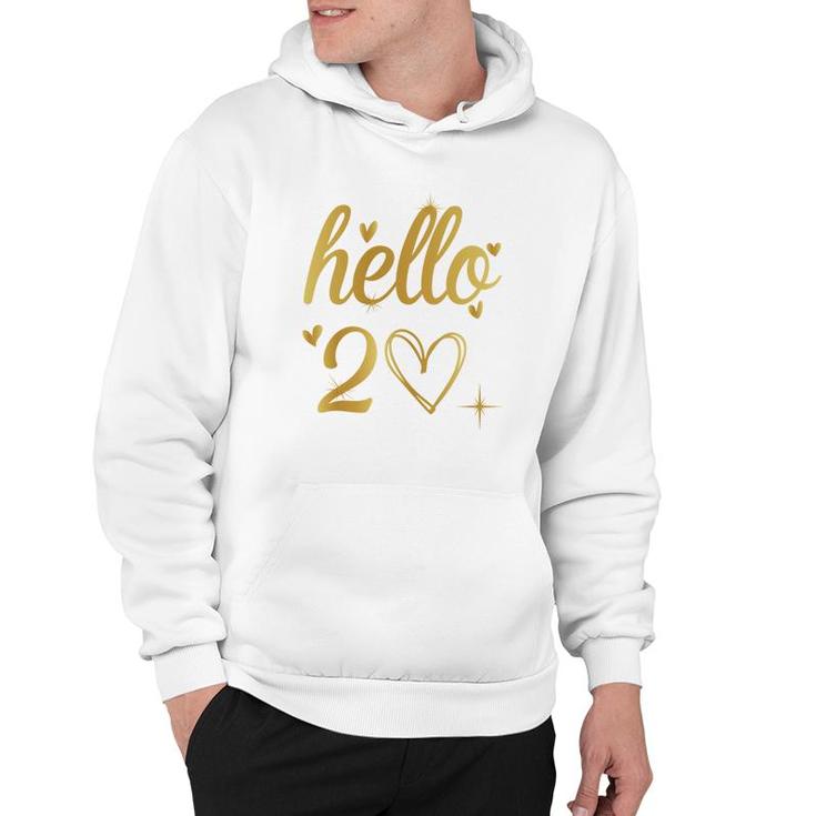 Hello 20Th Beautiful Birthday Since I Was Born In 2002 Hoodie