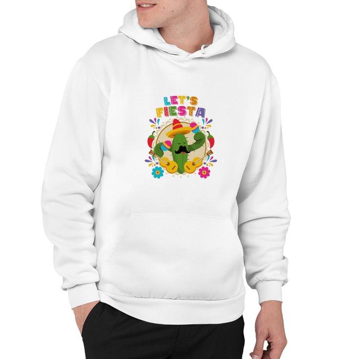 Lets Fiesta Catus Decoration Gift For Human Hoodie
