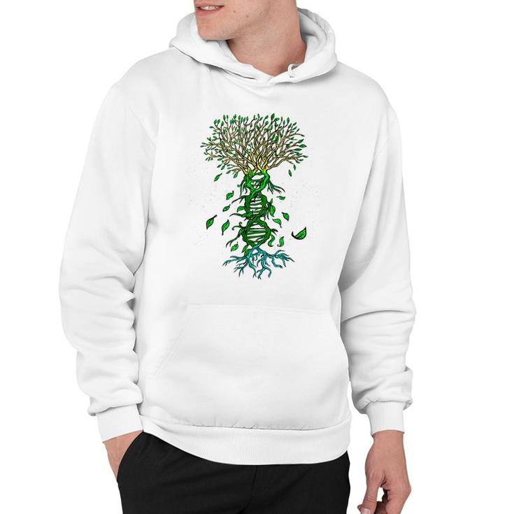 Life Tree Dna Earth Day Cool Nature Lover Environmentalist  Hoodie