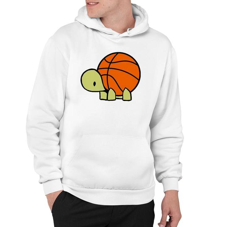 Max Turtle Loves Basketball I Baller Turtles Team Hoodie